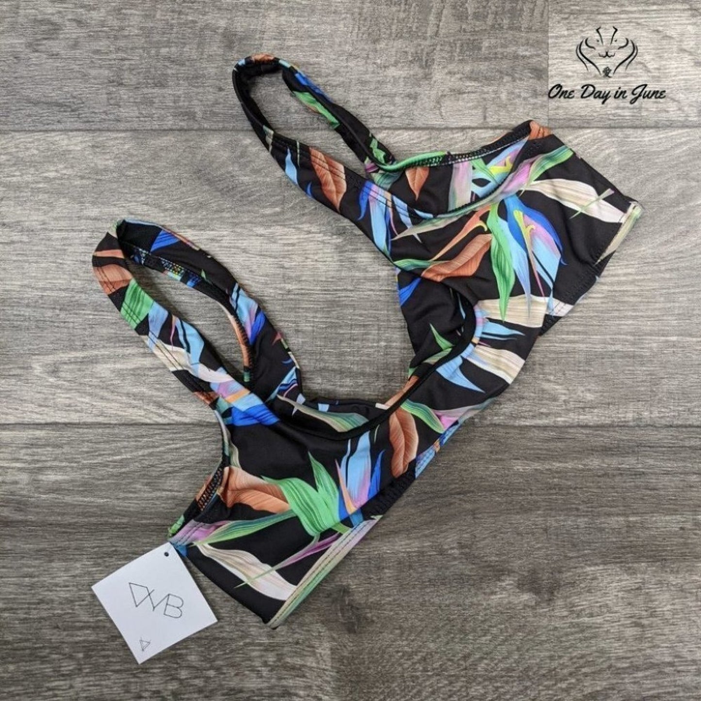 Vicious Young Babes Tropic Trip Bikini Top Size L