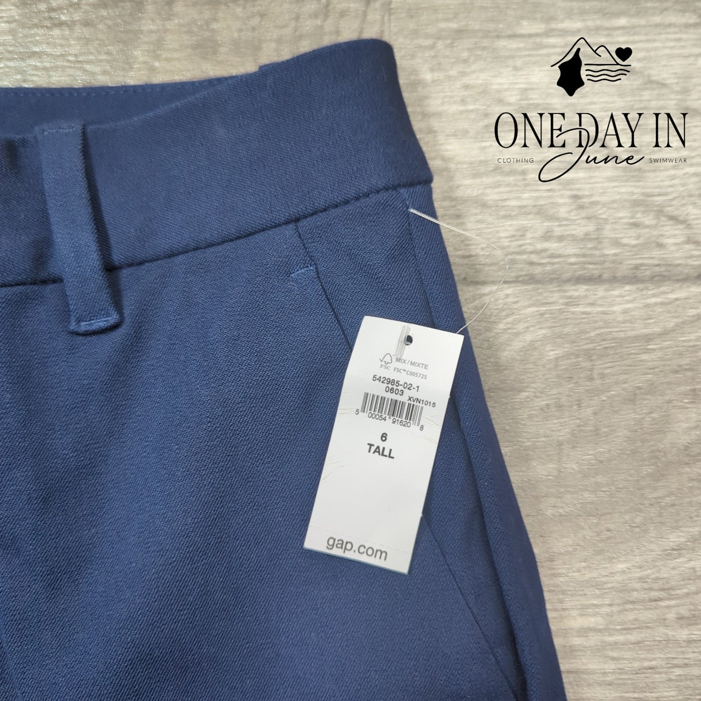 Gap High Rise Slim Ankle Pants Size 6 Tall