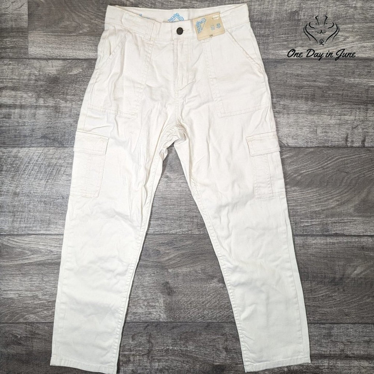 There Abouts Straight Fit Cargo Pants Size 12