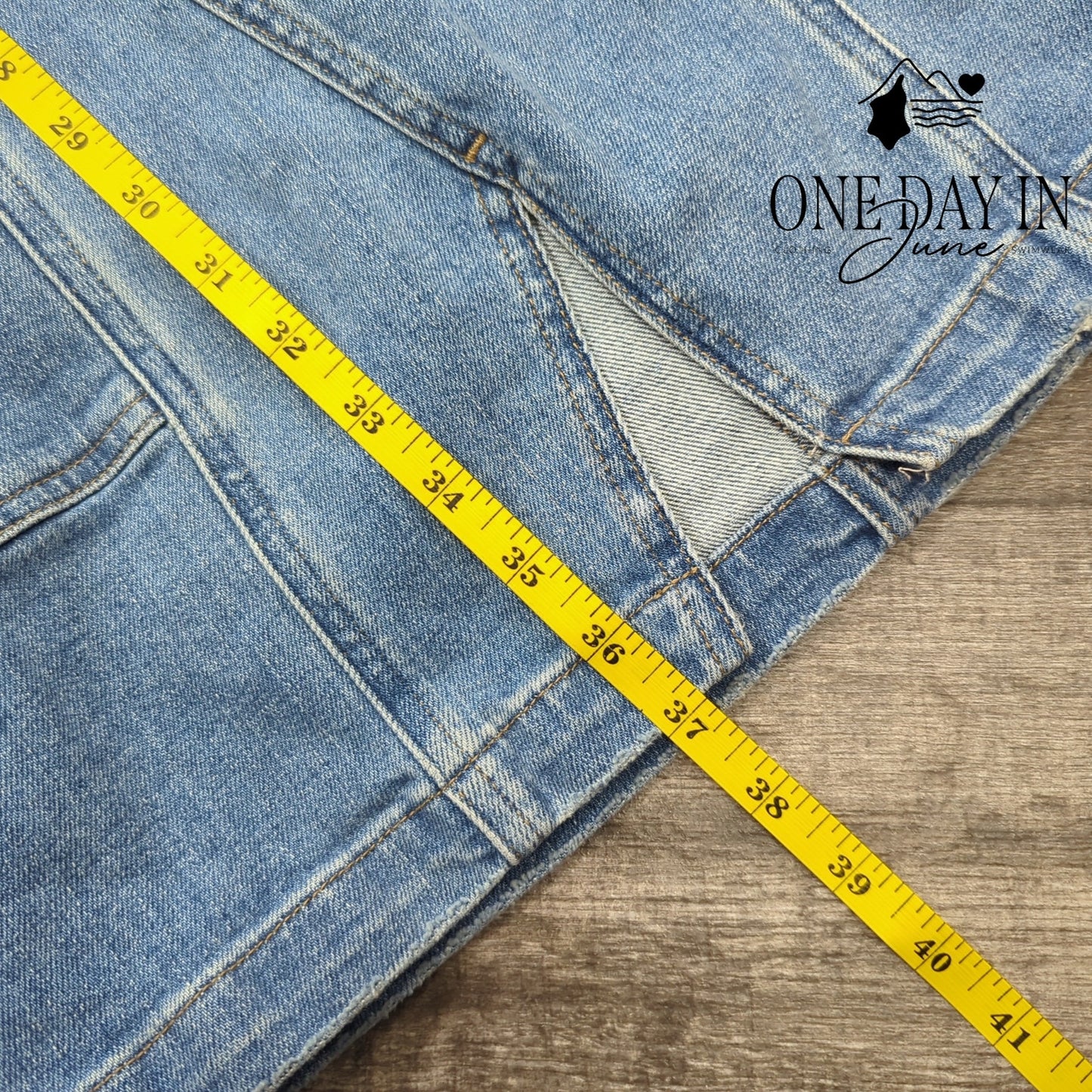 Hudson Reconstructed Maize Long Sleeve Denim Dress Size L