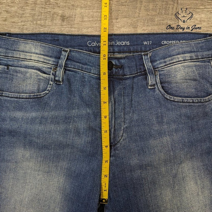 Calvin Klein Cropped Boyfriend Jeans Size 27 (4)
