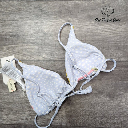 Billabong Tropic Jungle High Point Triangle Bikini Top Size L