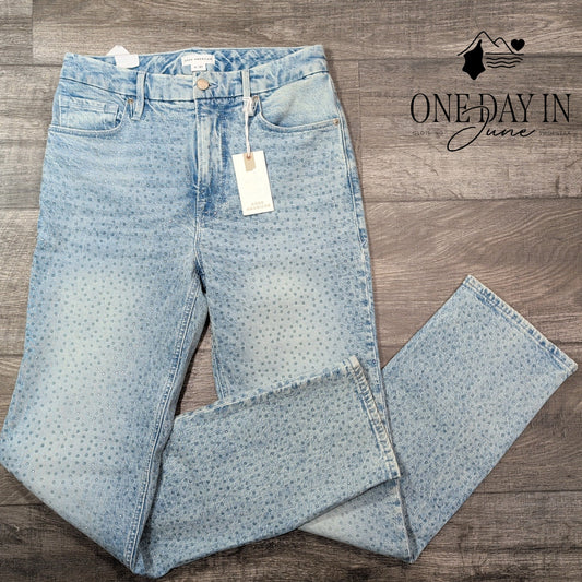 Good American Good Icon High Rise Straight Jeans Size 4 (27)