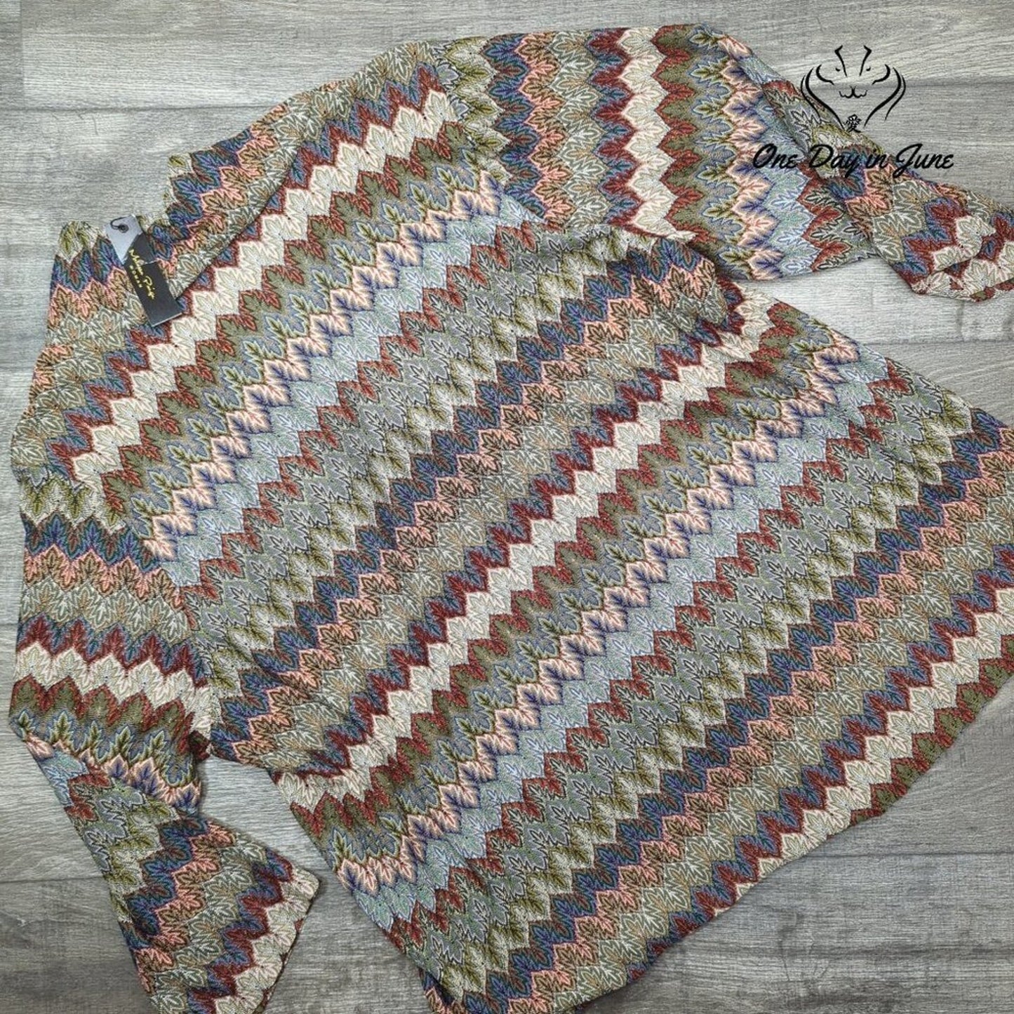 Melissa Paige Long Sleeve Top Size 2X