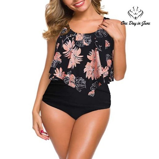 I2crazy Ruffled Flounce Bikini Swimsuit Size L