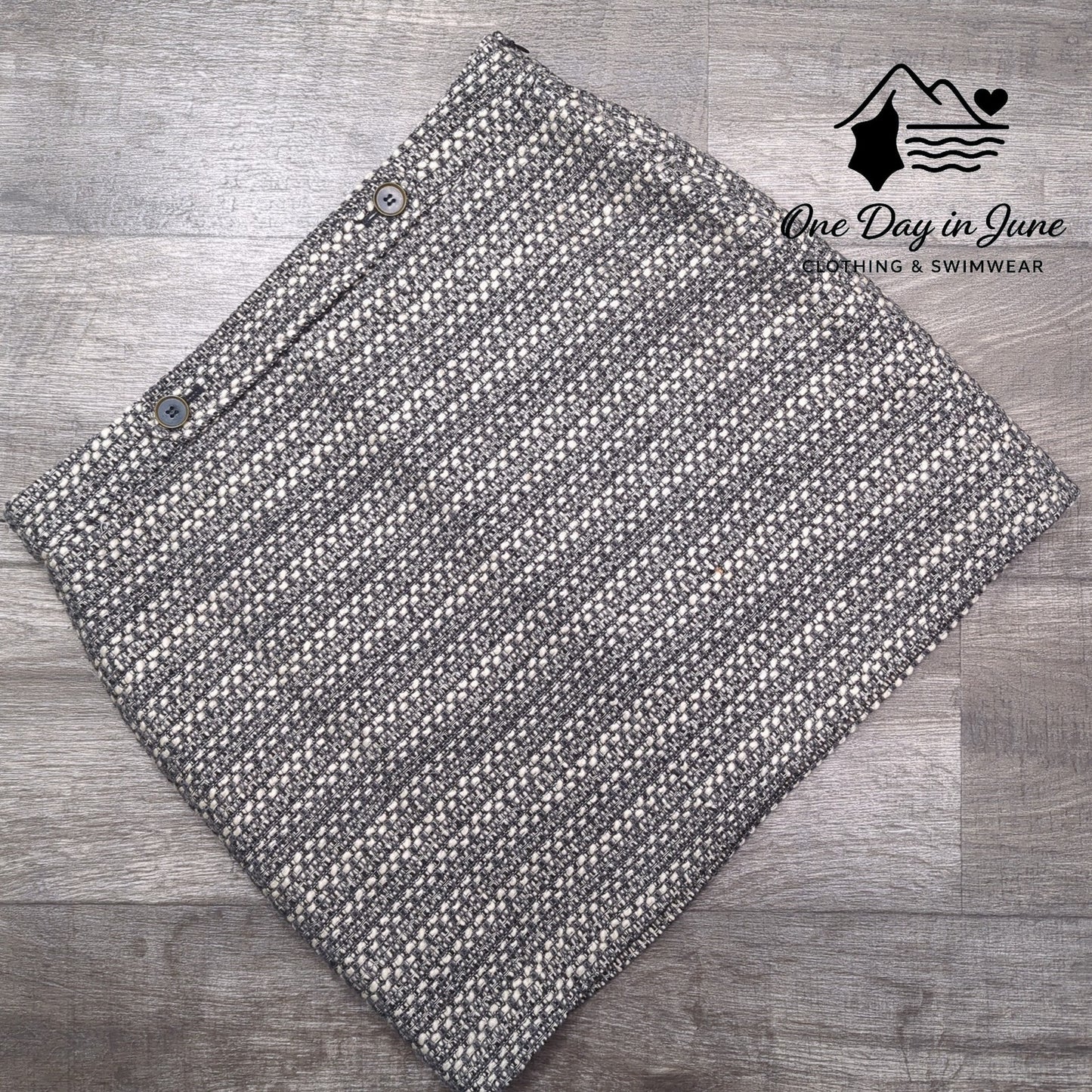 Loft Petite Wool Blend Lined Mini Skirt Size 10P