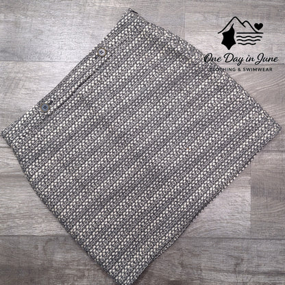 Loft Petite Wool Blend Lined Mini Skirt Size 10P