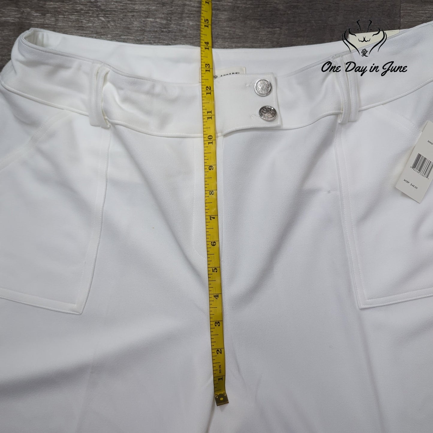 SOHO Apparel Wide Leg Crop Pants Size XL