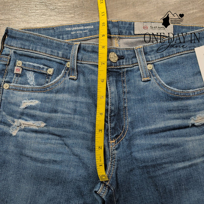AG Adriano Goldschmied The Legging Ankle Super Skinny Distressed NWT $215 Size 4