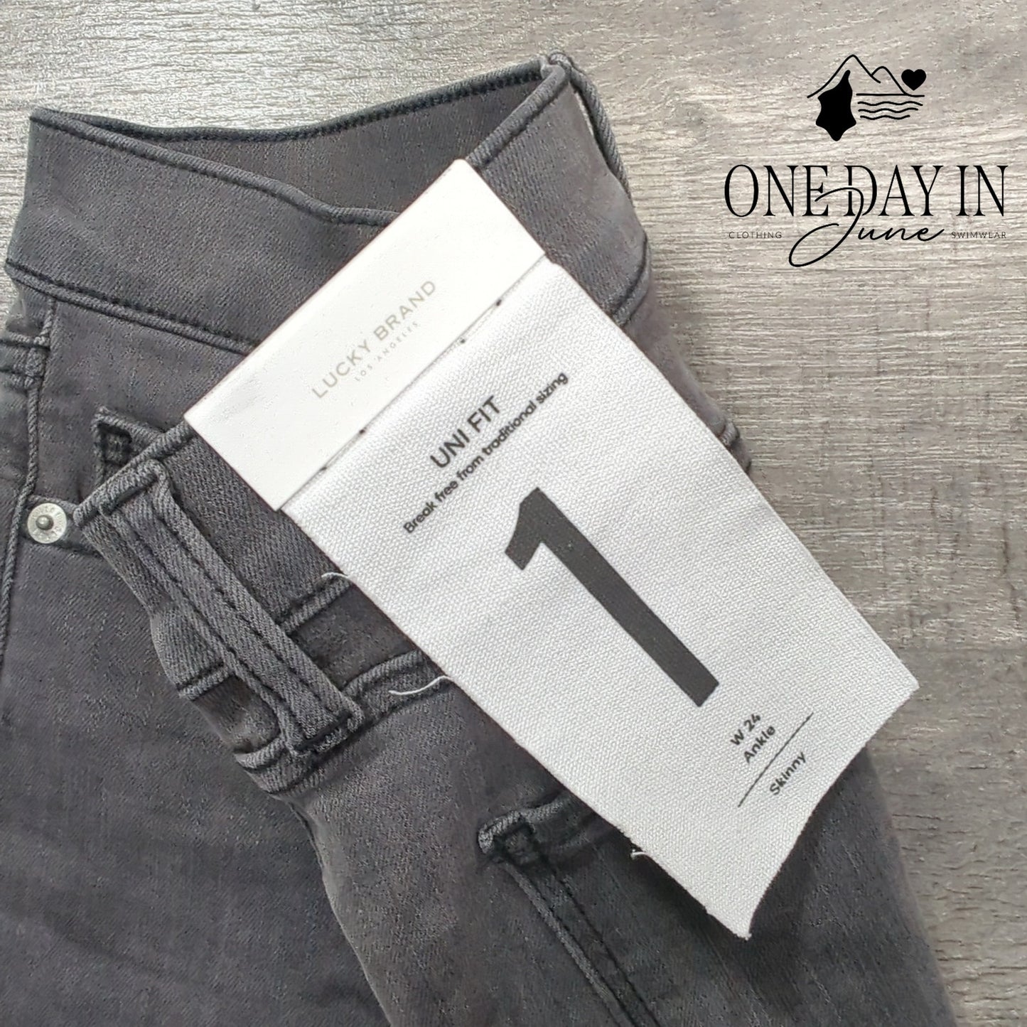 Lucky Brand Uni Fit Skinny Ankle Jeans Size 00 (24)