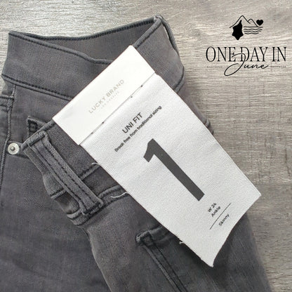 Lucky Brand Uni Fit Skinny Ankle Jeans Size 00 (24)