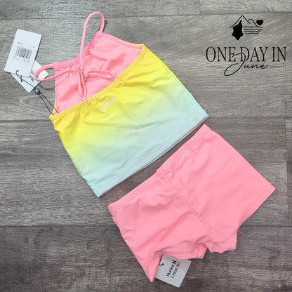 Hurley Boyshort Tankini Swimsuit Size 5