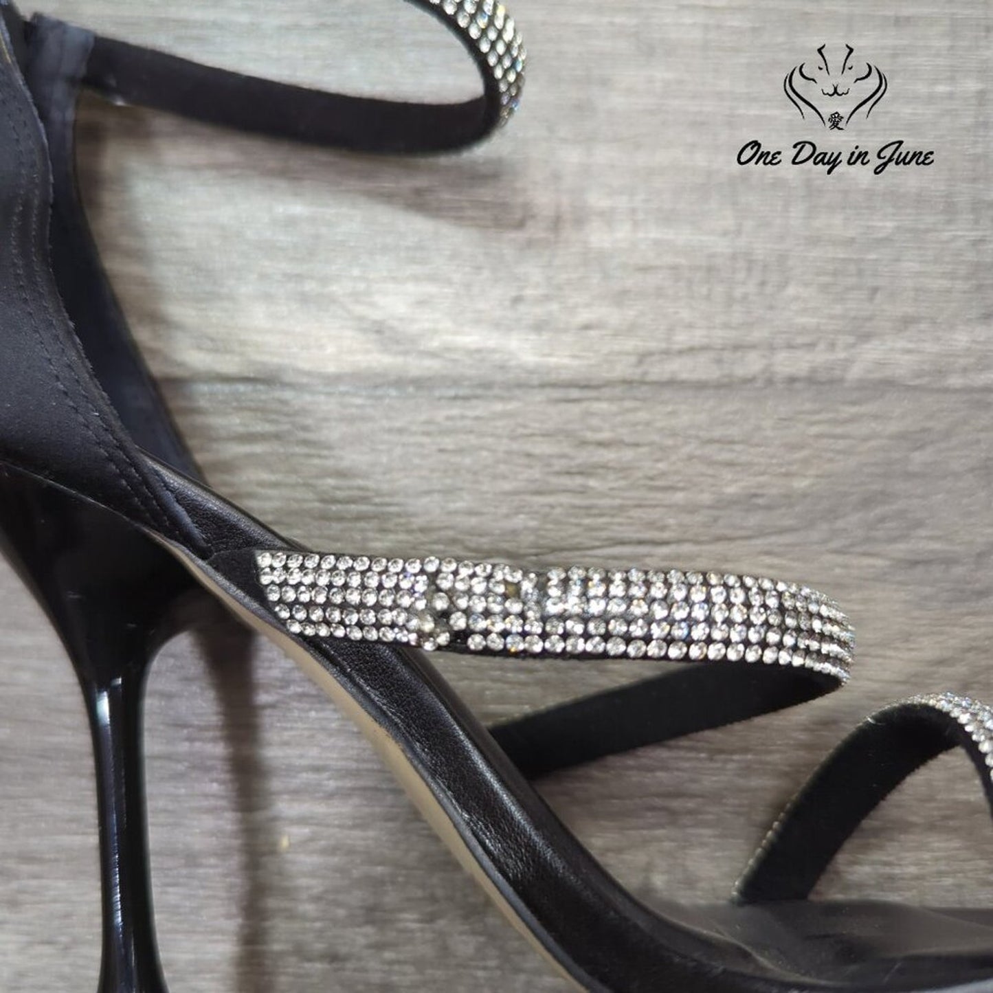 Marc Fisher Jeweled Ankle Strap Heels Size 5.5