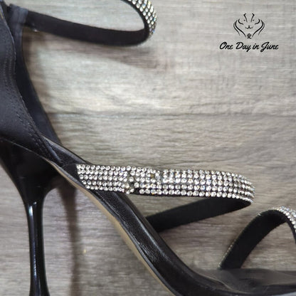 Marc Fisher Jeweled Ankle Strap Heels Size 5.5