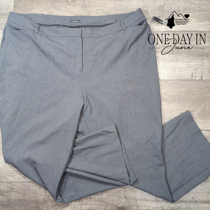 Worthington Plus Size Curvy Fit Perfect Trouser Pants Size 22WS