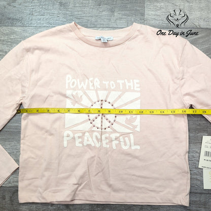 Madden Girl Long Sleeve Tee Shirt Size M