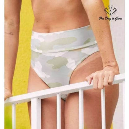 American Eagle Outfitters Aerie High Cut Cheeky Bikini Bottom Size XL