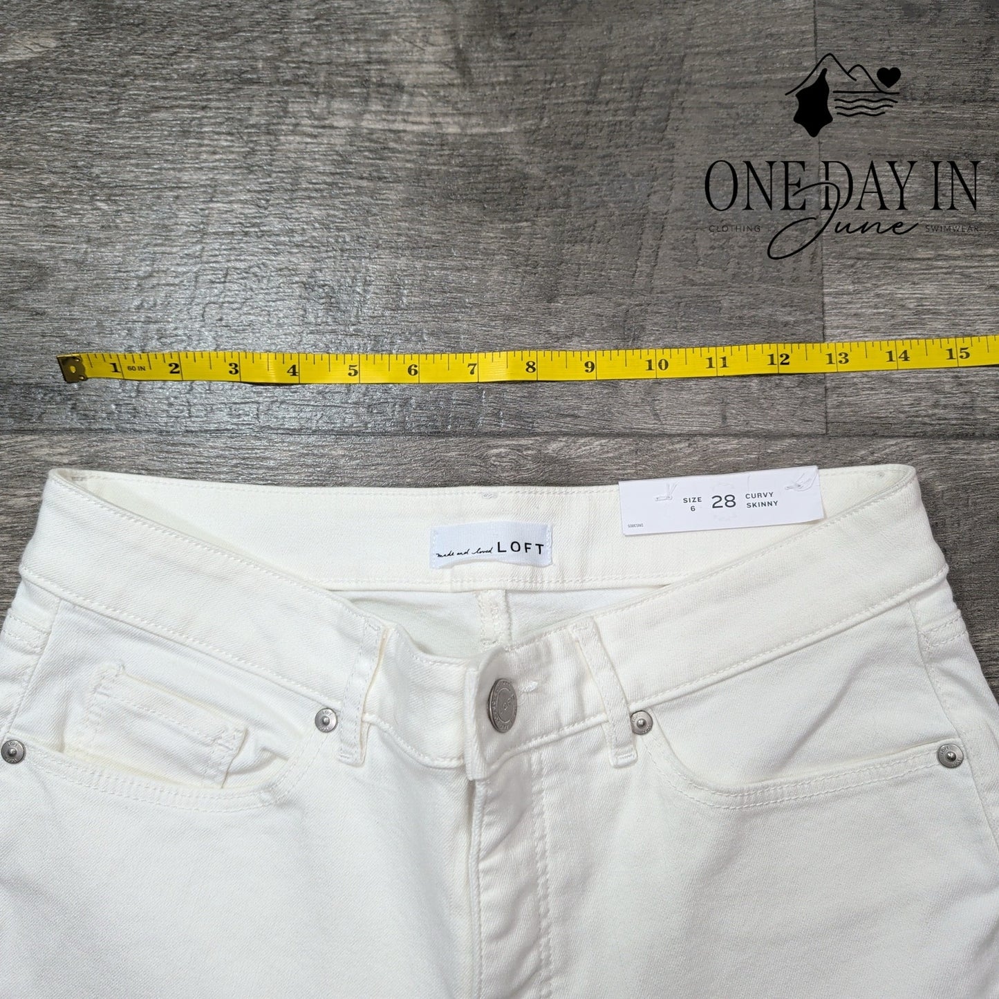 Loft Curvy Skinny Jeans Size 6 (28)