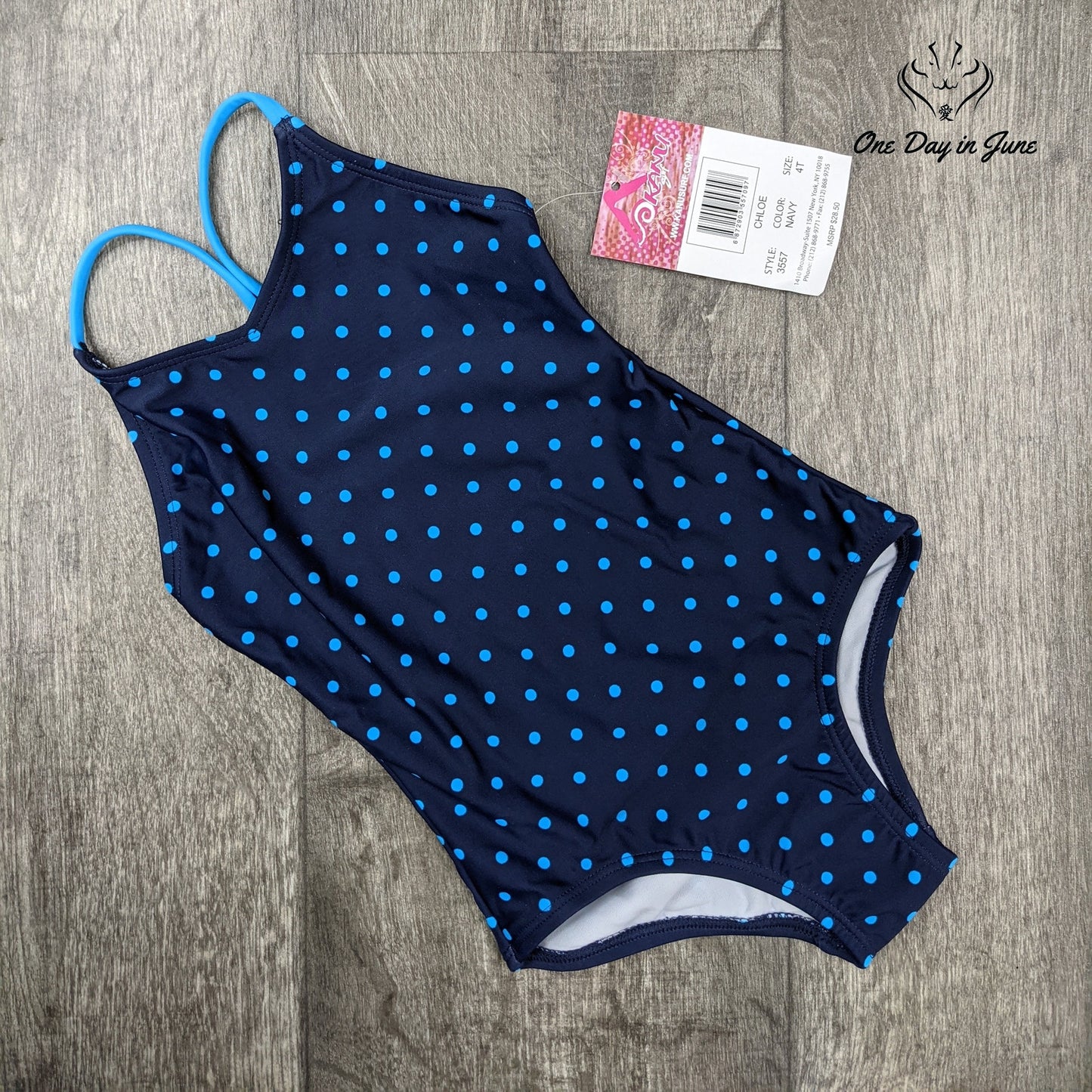 Kanu Surf Daisy Beach One Piece Size 4T