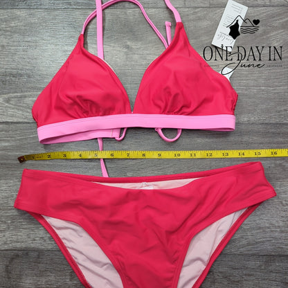 Cupshe Tie Back Bikini Swimsuit Size M