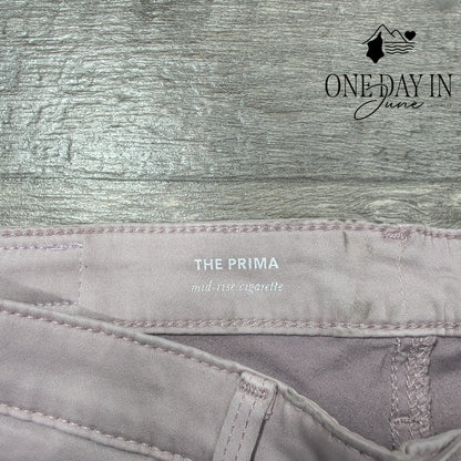AG Adriano Goldschmied The Prima Mid Rise Cigarette Jeans Pink NWT Size 4 (27)