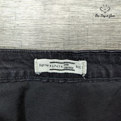 Papaya High Rise Denim Mini Skirt Size S