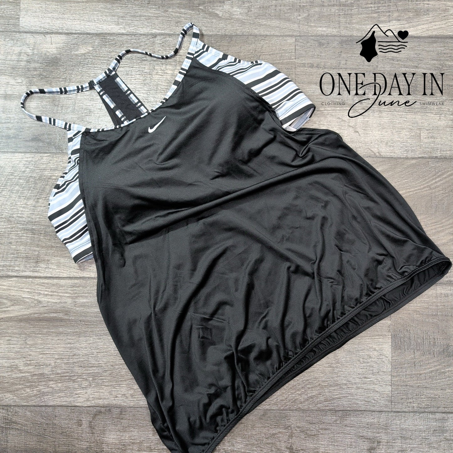 Nike Double Up Tankini Top Size XXL