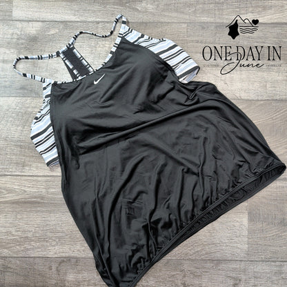 Nike Double Up Tankini Top Size XXL