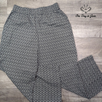 Treasure & Bond Linen Comfort Waist Casual Pants Size L