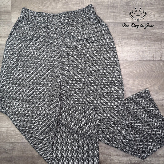 Treasure & Bond Linen Comfort Waist Casual Pants Size L