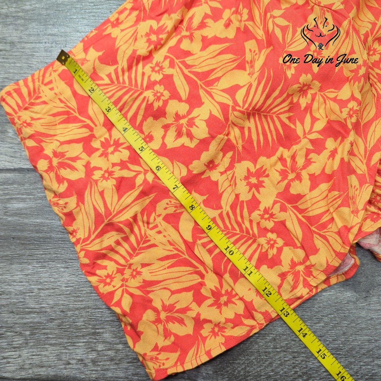 Arizona Jean Co. Juniors Tropical Wrap Skort Size L