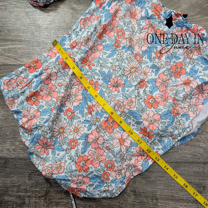 B2Prity Floral Skirted Tankini Swimsuit Size M