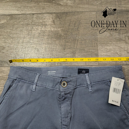 AG Adriano Goldschmied The Caden Tailored Trouser Pants Slate Blue NWT Size 4