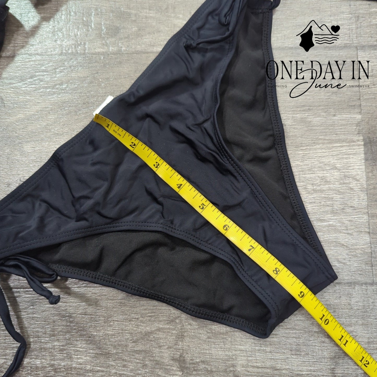 Charmo Adjustable Triangle Tie Side Bikini Swimsuit Size M