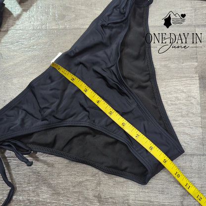 Charmo Adjustable Triangle Tie Side Bikini Swimsuit Size M