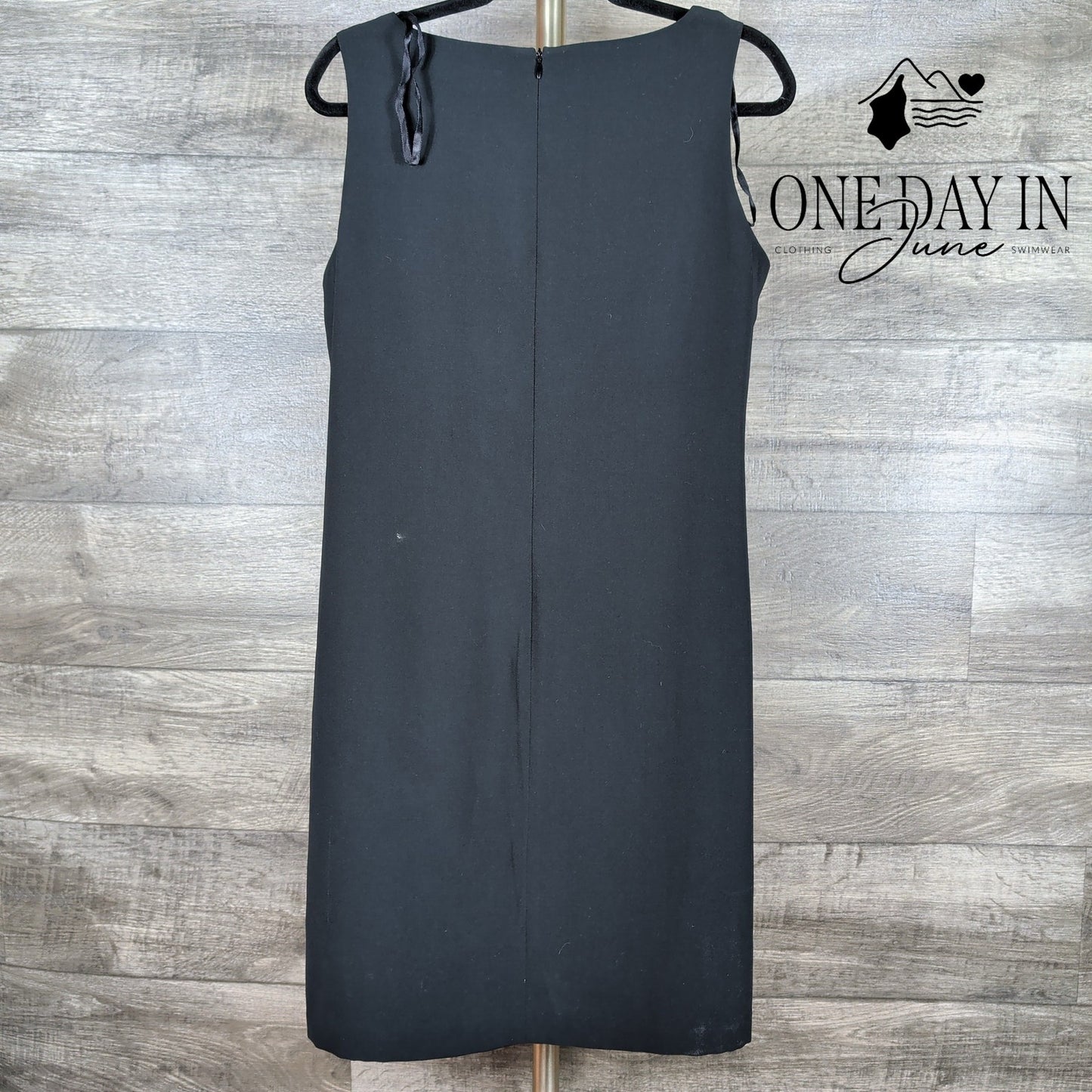 Mary McFadden Sleeveless Black Dress Size 12