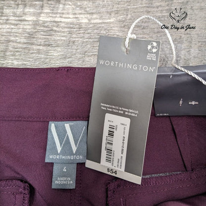 Worthington Straight Leg Dress Pants Size 4