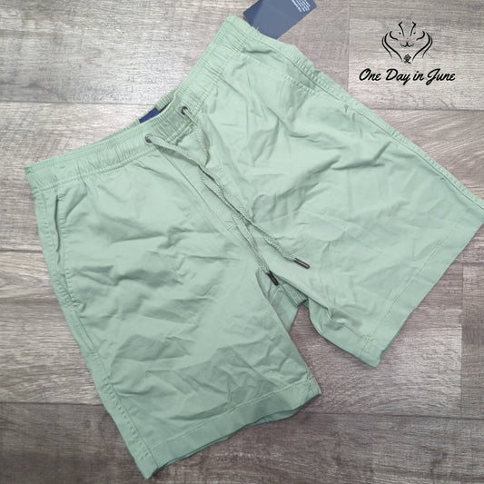 Gap Khaki Shorts Size 10 Tall Olive Green Flat Front Casual NWT Size S