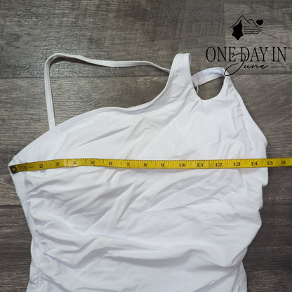 CharmLeaks One Shoulder One Piece Swimsuit Size L