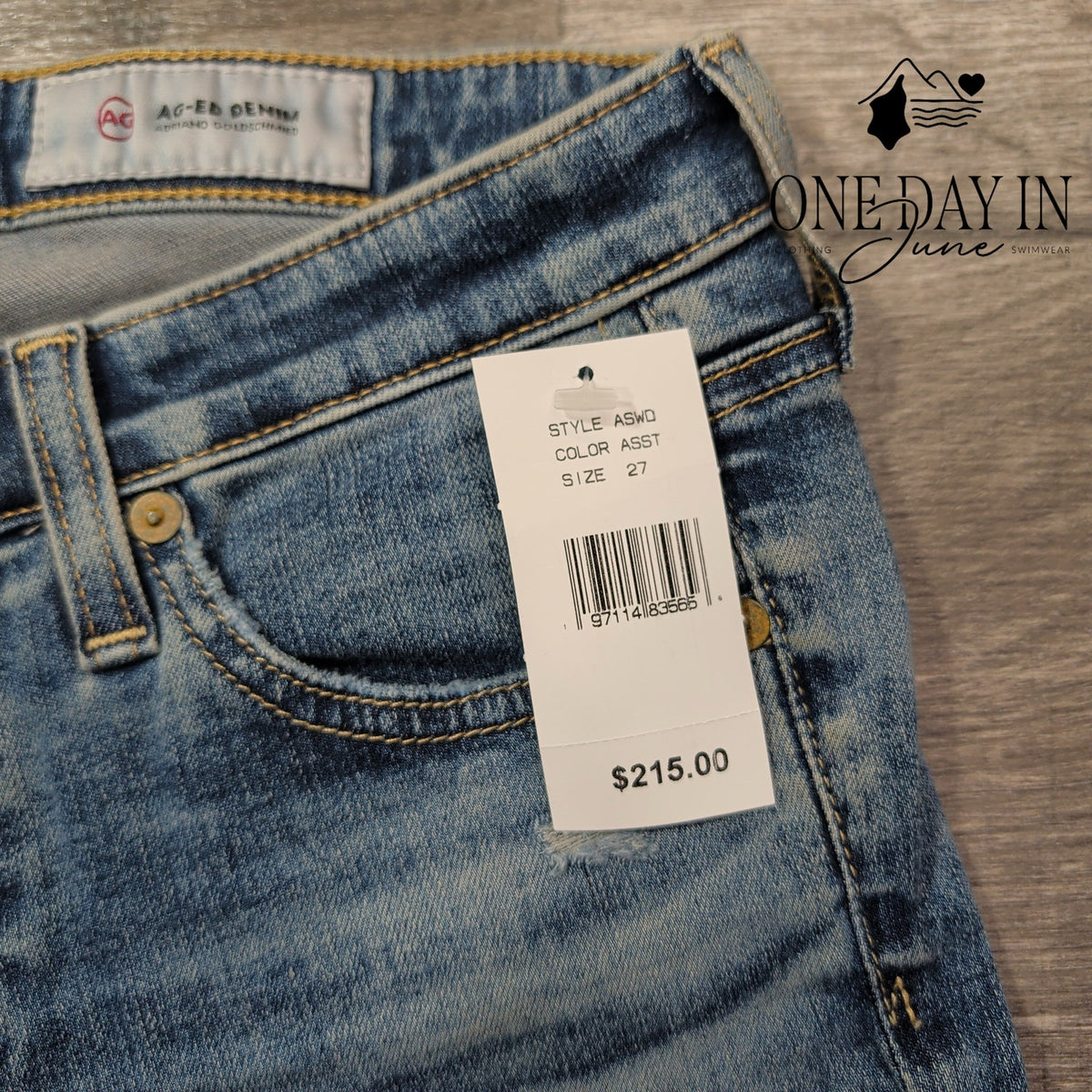 AG Adriano Goldschmied The Legging Ankle Super Skinny Distressed NWT Size 4T