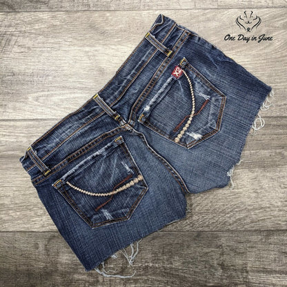 X2 Denim Laboratory Denim Shorts Size 6 (28)