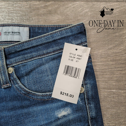 AG Adriano Goldschmied The Legging Ankle Super Skinny Ankle Jeans Size 4 (27)