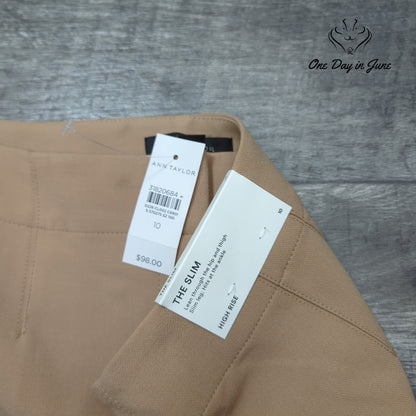 Ann Taylor High Rise The Slim Pants Size 10