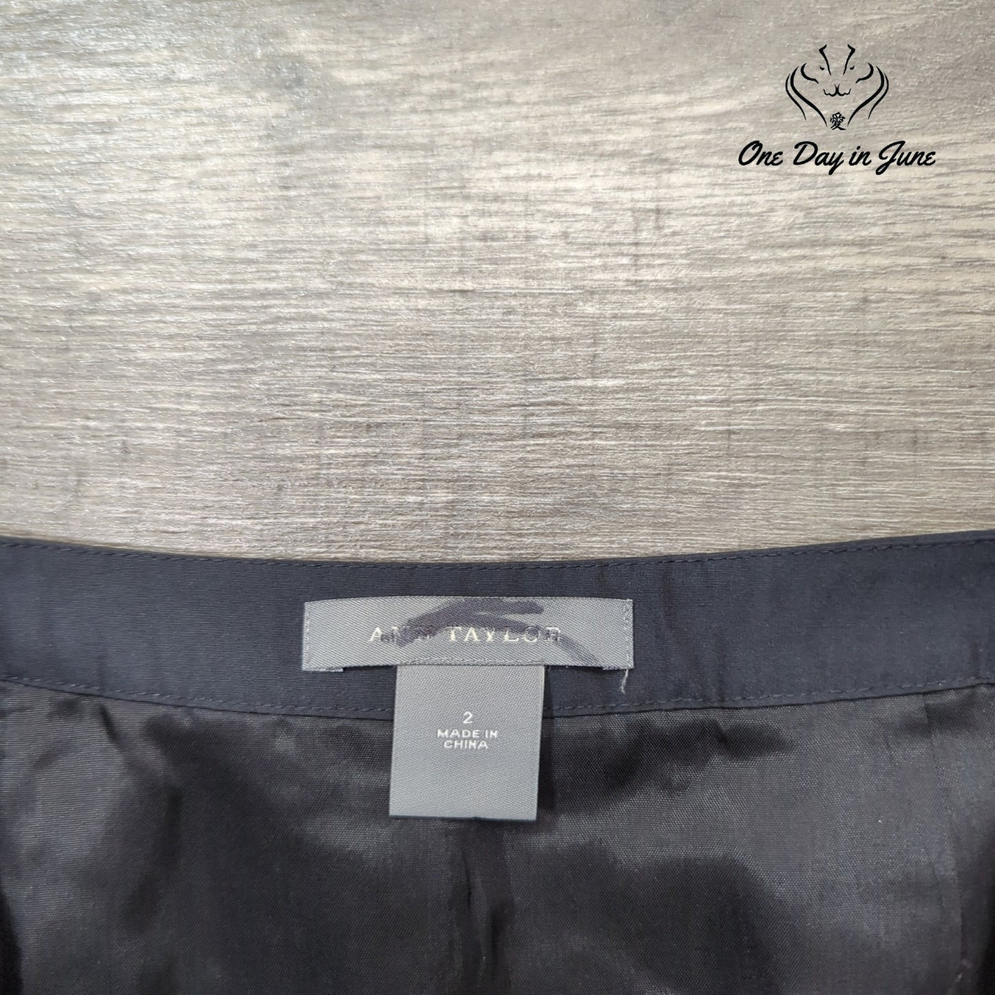 Ann Taylor A Line Silk Skirt Size 2