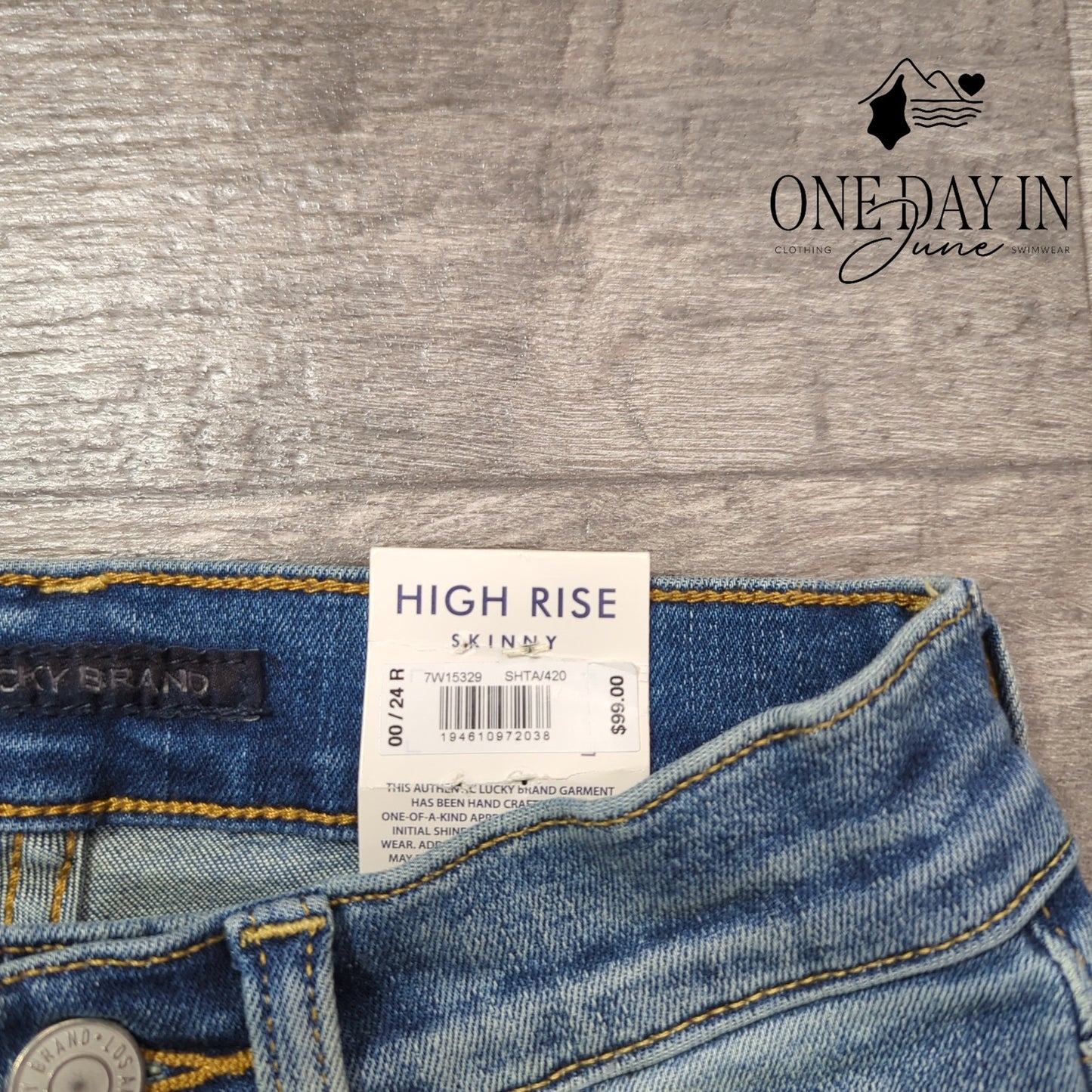 Lucky Brand Bridgette High Rise Skinny Jeans Size 00