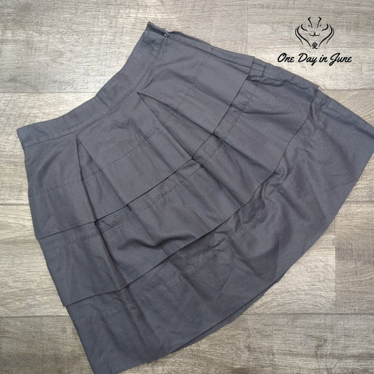 Calvin Klein A Line Tiered Mini Skirt Size 2