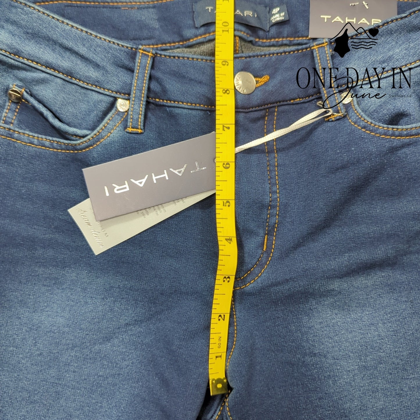 Tahari Classic Mid Rise Skinny Jeans Size 4P