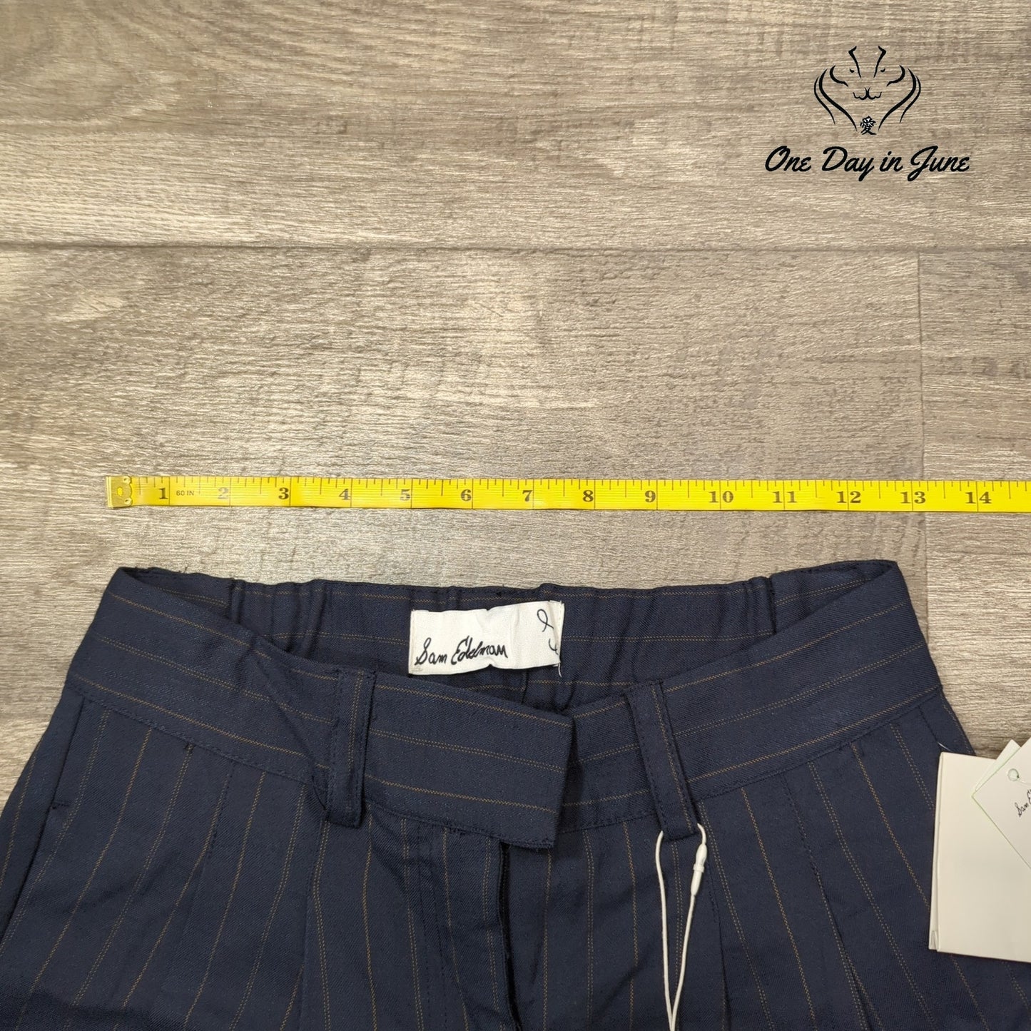 Sam Edelman Ella Pinstriped Pants Size 2