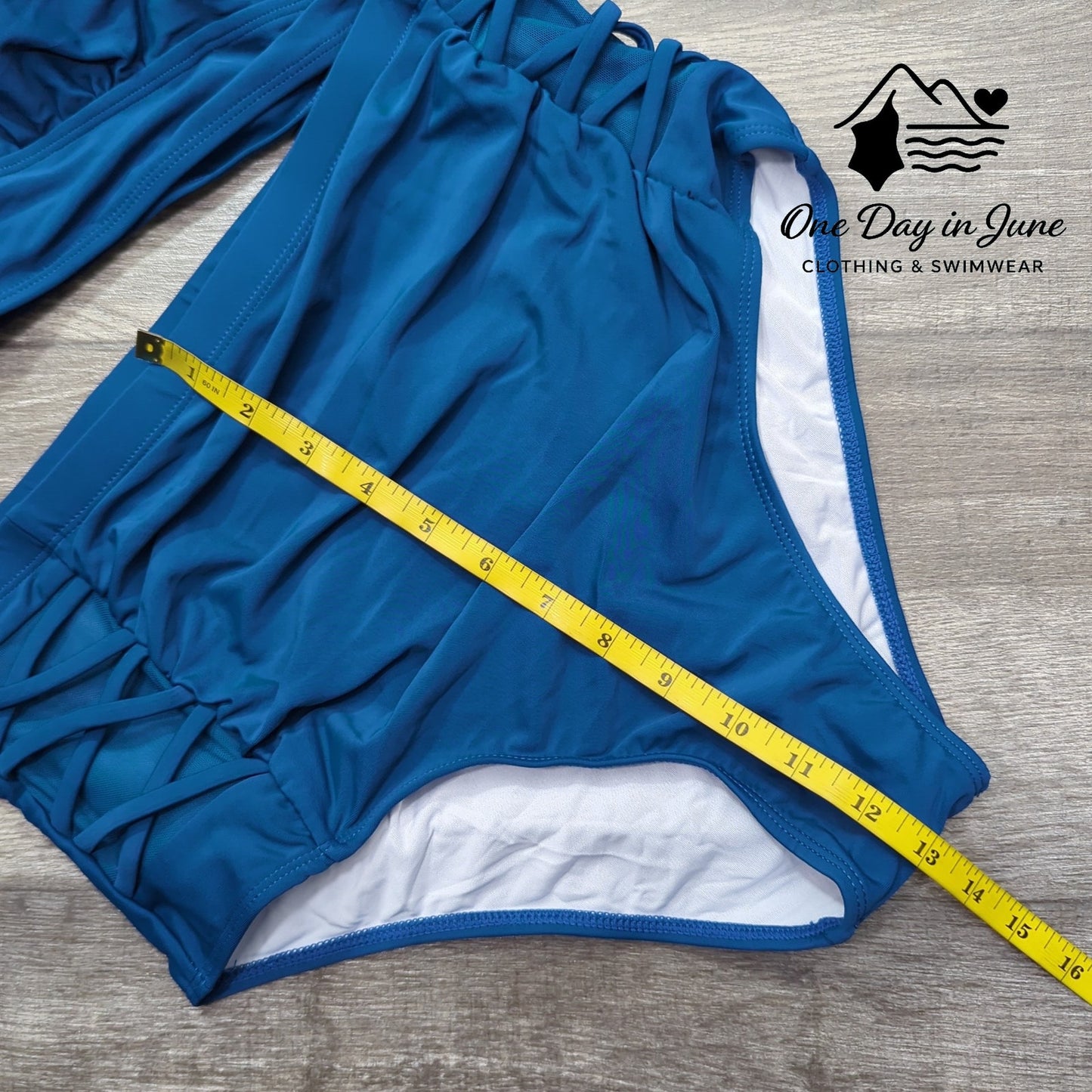 Yonique Plus Size High Waist Bikini Swimsuit Size 12W