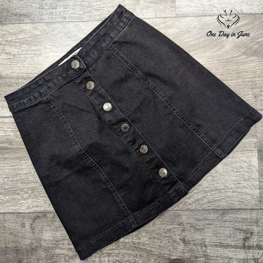 Papaya High Rise Denim Mini Skirt Size S